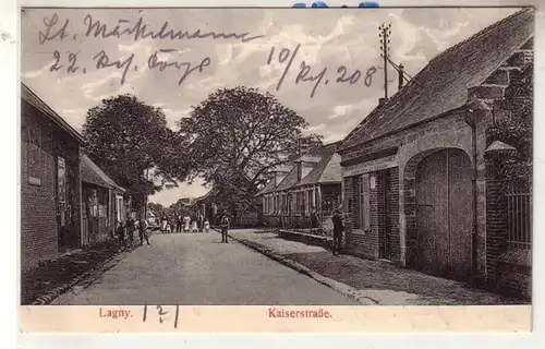 54109 Feldpost Ak Lagny France France Kaiserstrasse 1915