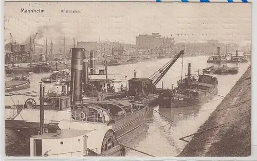 54108 Ak Mannheim Rheinhafen 1910