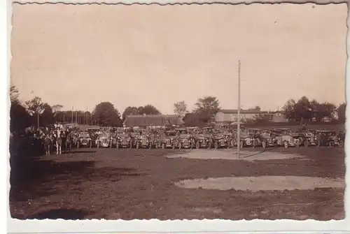 54088 Photo Ak militaire parc automobile dans la 1ère guerre mondiale
