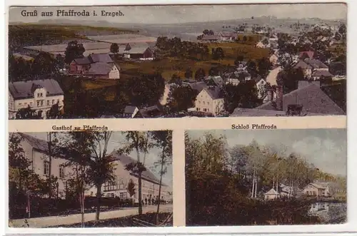 54071 Mehrbild Ak Gruß aus Pfaffroda im Erzgebirge um 1915