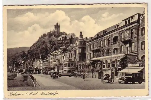 54033 Feldpost Ak Kochem à la Mosel Mosellestrasse 1941
