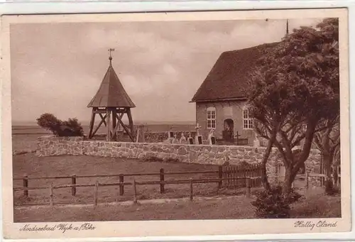 54021 Ak Mer du Nord Bad Wyk sur Föhr Hallig Oland 1938