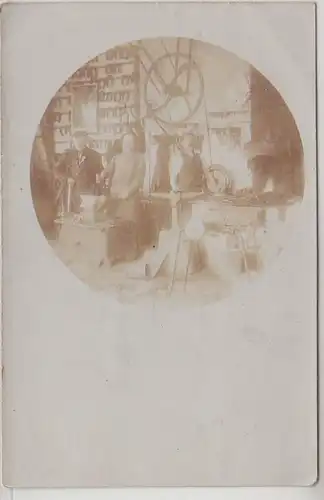 53956 Foto Ak Hufschmiede Werkstatt mit Amboss um 1910