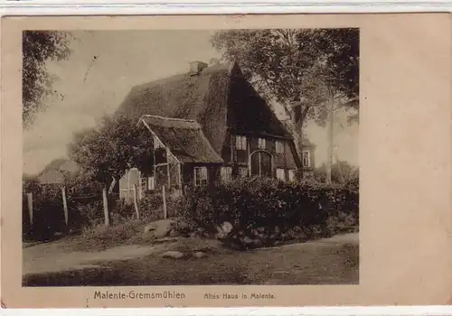 53919 Ak Malente Gremsmühlen altes Haus in Malente 1920