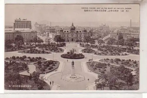 53788 Ak China Central Square just as the heart of the City Dairen vers 1930