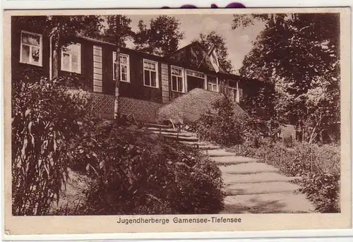 53773 Ak Jugendherberge Gamensee-Tiefensee 1930