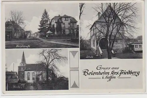 53751 Ak Salutation de Beienheim Kreis Friedberg en Hesse vers 1940