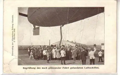 53749 Ak Parsevaltag der allgemeinen Zeitung Chemnitz 1910