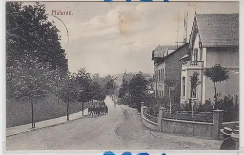 53744 Ak Malente Strassenansicht mit Pferdekutsche 1913