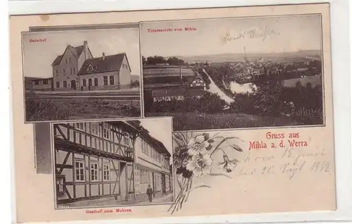 53703 Ak Salutation de Mihla à l'auberge de Werra pour l ' Éthiopie, etc. vers 1912