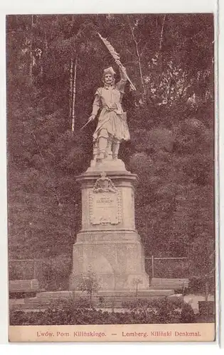 53677 Poste de terrain Ak Lemberg Kilinski Monument 1915