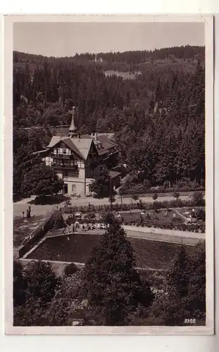 53674 Ak Luftkurort Hölle im Frankenwald Hotel und Pension König David 1935