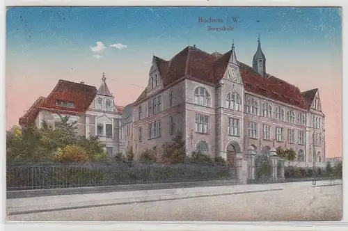 53621 Ak Bochum i.W. Bergschule 1918