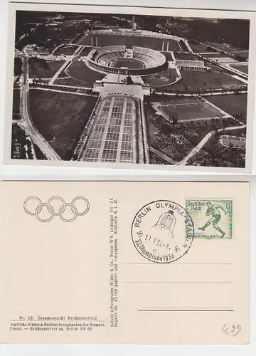 53575 Ak Berlin Gesamtansicht Reichssportfeld Olympische Spiele 1936