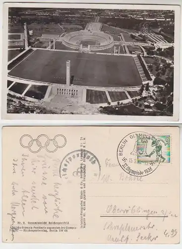 53573 Ak Berlin Gesamtansicht Reichssportfeld Olympische Spiele 1936
