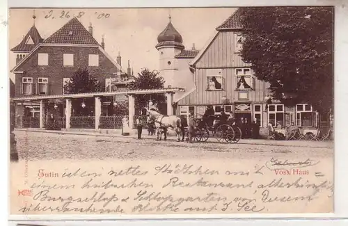 53546 Ak Eutin Gasthaus Voss Haus um 1900