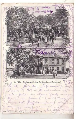 53518 Ak Eppendorf Restaurant près du Stand de Schies (C. Rüter) 1901