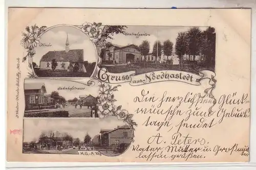 53511Mehrbild Ak Gruß aus Nordhastedt 1900