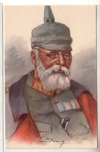53490 Ak Militär König Ludwig III. von Bayern 1915
