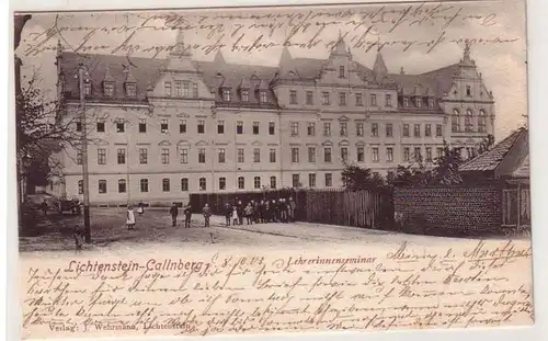 53482 Ak Lichtenstein Callnberg Lehrerinnenseminar 1903