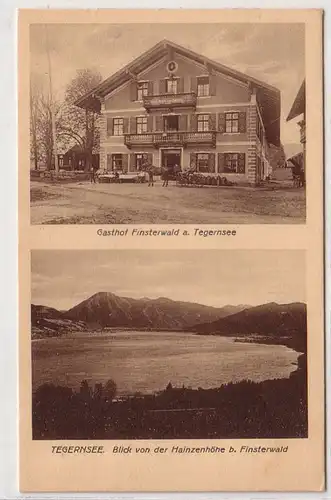 53458 Mehrbild Ak Gasthof Finsterwald am Tegernsee 1926