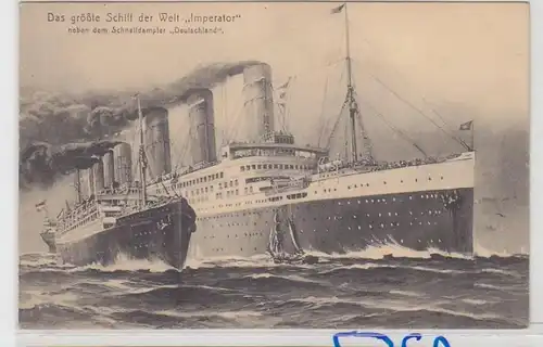 53457 Ak Der größte Schiff der Welt "Imperator" 1913