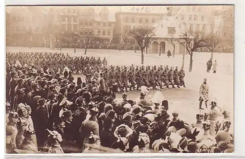 53449 Foto Ak Ulm Kaisers Geburtstag's Parade 1912