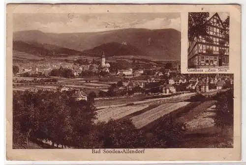 53434 Ak Bad Sooden Allendorf Gasthaus "Zum Stern" vers 1930