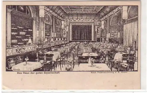 53428 Ak Bielefeld Konzerthaus Jeux d'artistes vers 1930