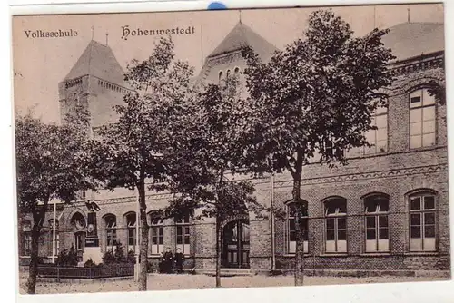 53410 Ak Hohenwestedt Volksschule 1915