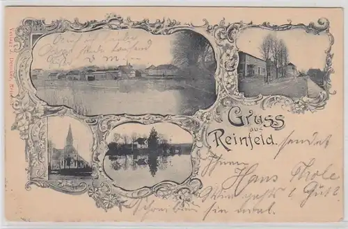 53314 Multi-image Ak Salutation de Reinfeld in Holstein 1900