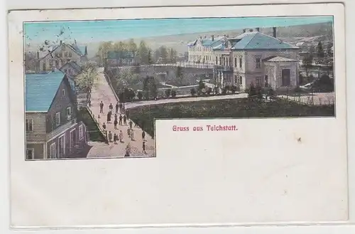 53284 Ak Salutation de Teichstatt Vue locale 1910