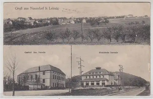 53281 Mehrbild Ak Gruß aus Naundorf bei Leisnig 1919