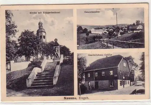 53252 Mehrbild Ak Nassau im Erzgebirge 1924