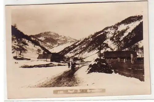 53231 Photo Pesti vallée Vue hivernale dans les Carpathes vers 1916