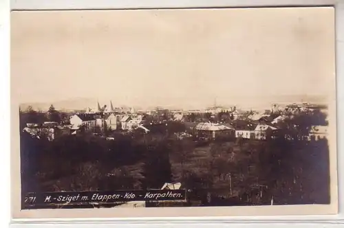 53216 Photo M.-Sziget Étapes Commandement dans les Carpathes vers 1916