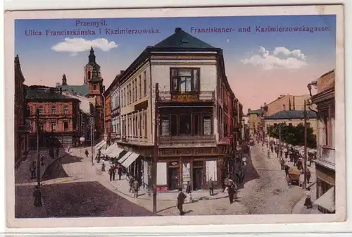 53191 Ak Przemysl Franziskaner- und Kazimierzowskagasse 1916