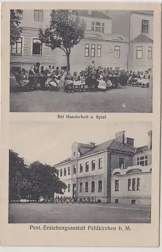 53115 Mehrbild Ak Feldkirchen b. M. Prot. Erziehungsanstalt 1919