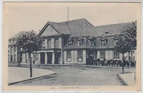 53082 Ak Sarrebourg (Moselle) la Gare 1938