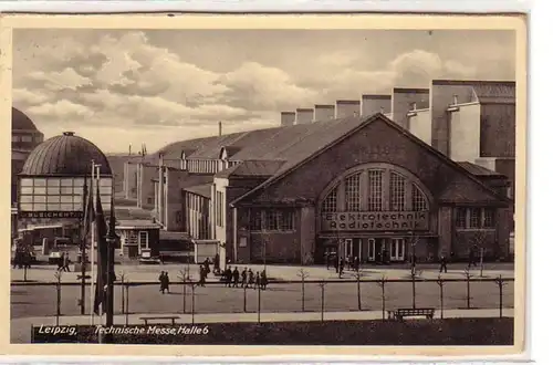 53046 Ak Leipzig Technische Messe Halle 6 , 1937