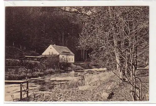 53025 Ak Hagenmühle im Queistal bei Marklissa in Schlesien um 1920