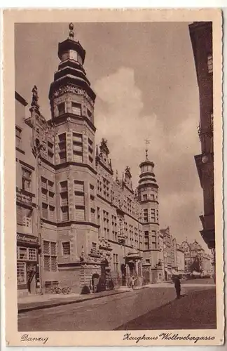 52996 Ak Gdansk Zeughaus Wollwebergasse vers 1930
