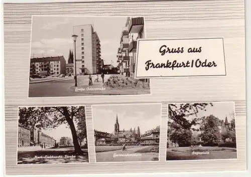 52972 Mehrbild Ak Gruß aus Frankfurt Oder 1965