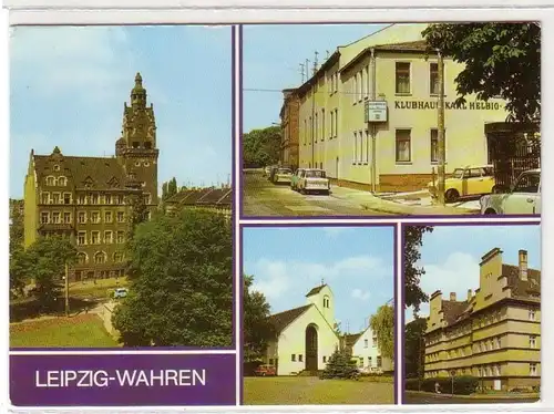 52964 Mehrbild Ak Leipzig Wahren Klubhaus usw. 1989