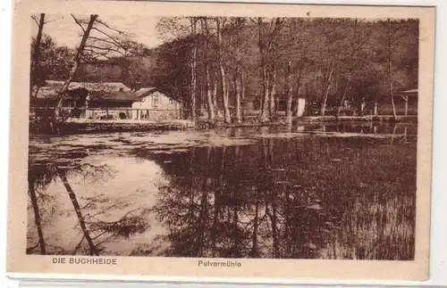 52911 Ak La Buchheide près de Szczecin Puldenmühle vers 1925