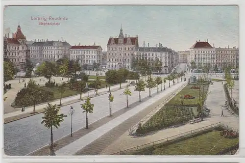 52872 Ak Leipzig Reudnitz Stephaniplatz um 1910