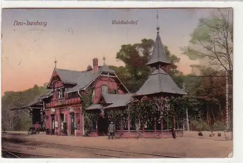 52871 Ak Neu Isenburg Waldbahnhof 1910