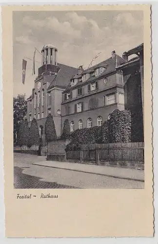 52776 Ak Freital Rathaus 1940