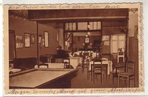 52774 Ak Bad Schandau Restaurant zur Börse Gastraum 1930