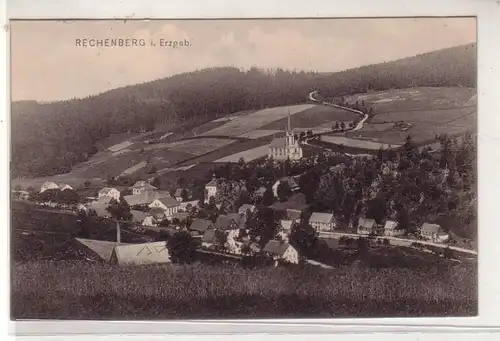 52720 Ak Rechenberg im Erzgebirge Totalansicht 1907